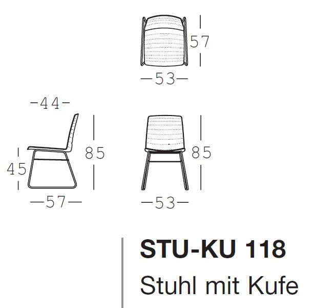 freistil 118 | Stuhl mit Kufe