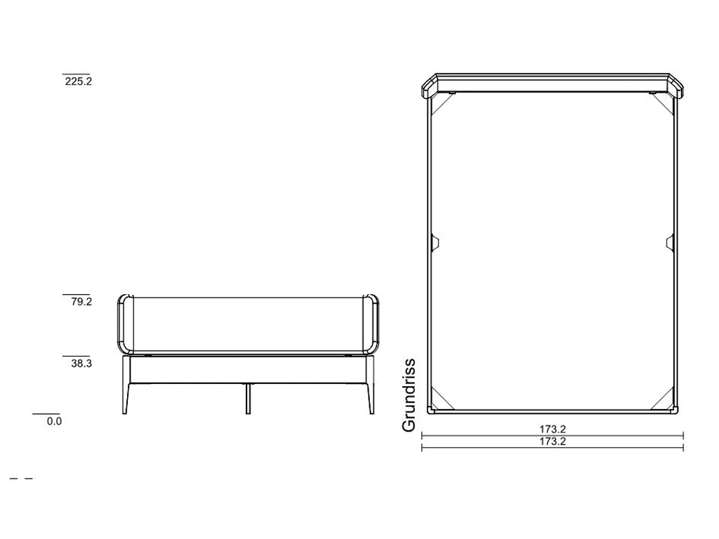 160 x 210 cm