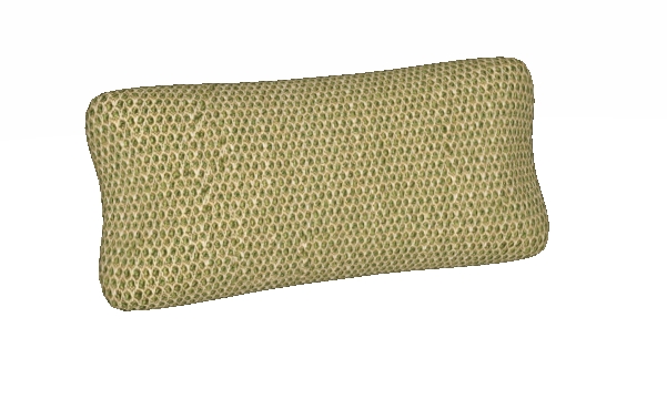 creation by Rolf Benz CR.450 - Rückenkissen niedrig  | 58 x 28 cm grünes sofakissen cr 450 creation by rolf benz