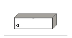 Illustration eines Hängeelements vor weißem Hintergrund