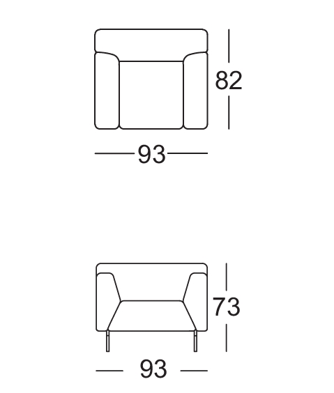 Rolf Benz. 318 LINEA | Sessel