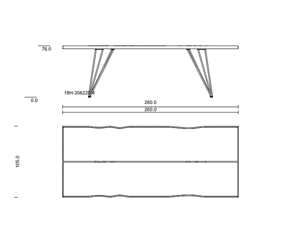 Länge: 260,0 cm 