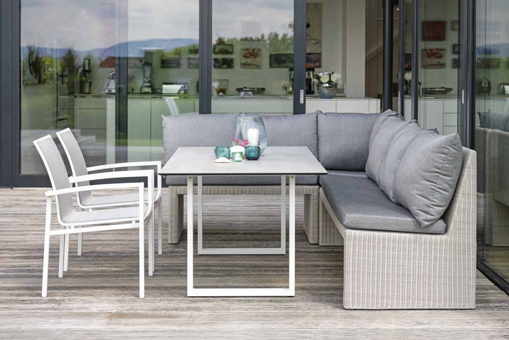  Stern. Noel | Gartenlounge Eckmodul | basaltgrau 