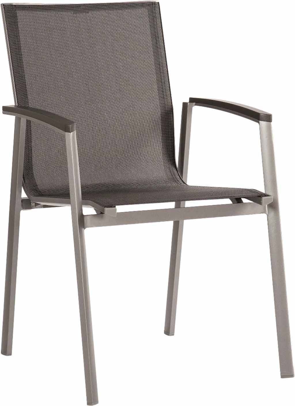  Stern. New Top | Stapelsessel | silbergrau | Aluminium graphit 