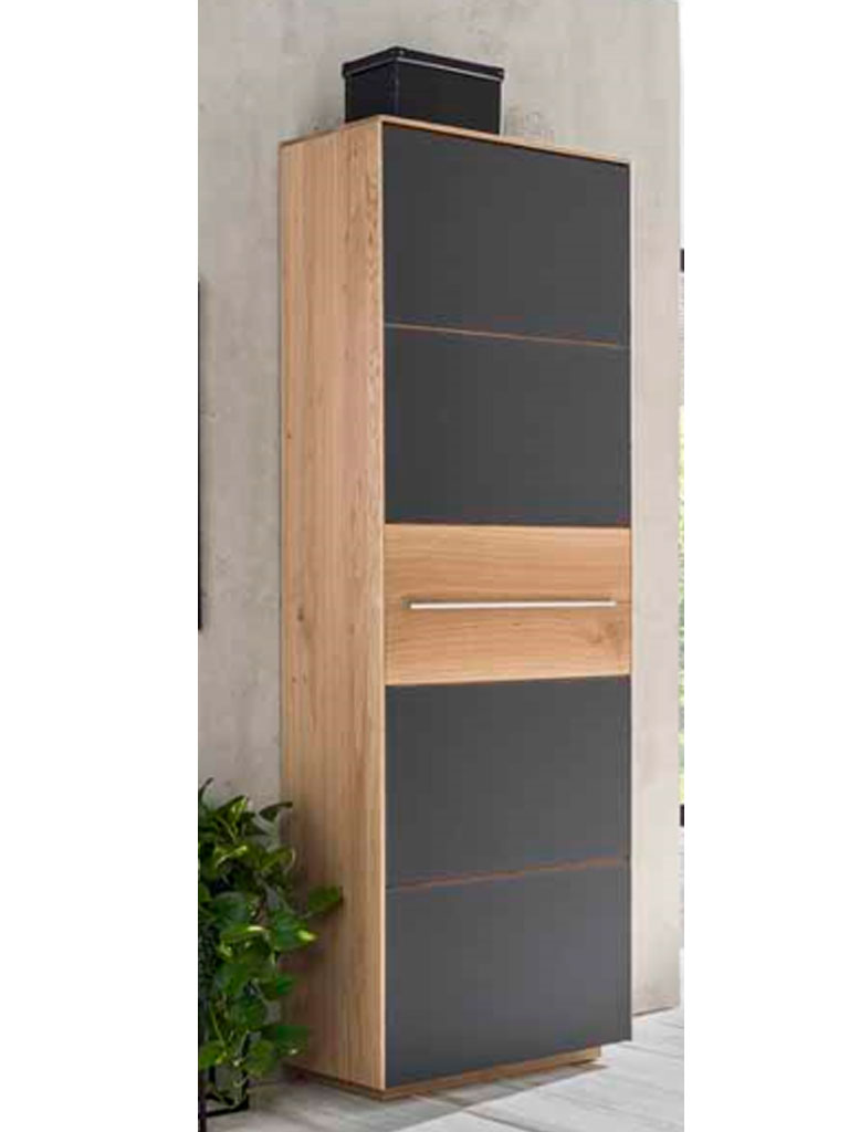 Bienenmühle Novum- Hochschrank | B 61 cm | Kernbuche oder Wildeiche furniert