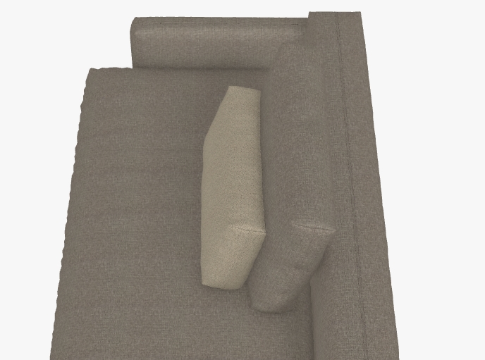 braunes sofa mit rückenkissen rolf benz nuvola