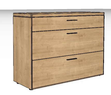 Wöstmann WM 2520 - Sideboard |  Type 2262 | B: 121,9  cm | Wildeiche massiv