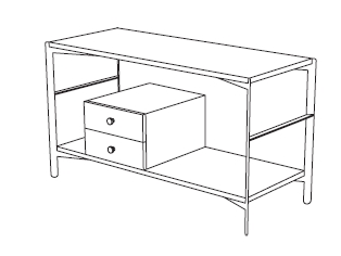 RB.914-1 Rolf Benz. 914 | Sideboard | 124 x 51 cm