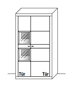 WM.A.4923 Wöstmann. Aurum | Schrank | Type 4923 / 4924 | B: 92,2 cm