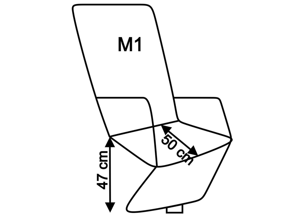 M1 ST 50 cm; SH 47 cm