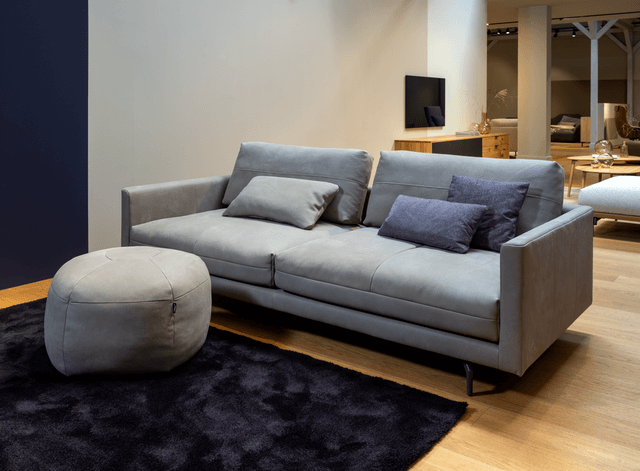 Zweisitzer Sofa mit Hocker von creation by Rolf Benz