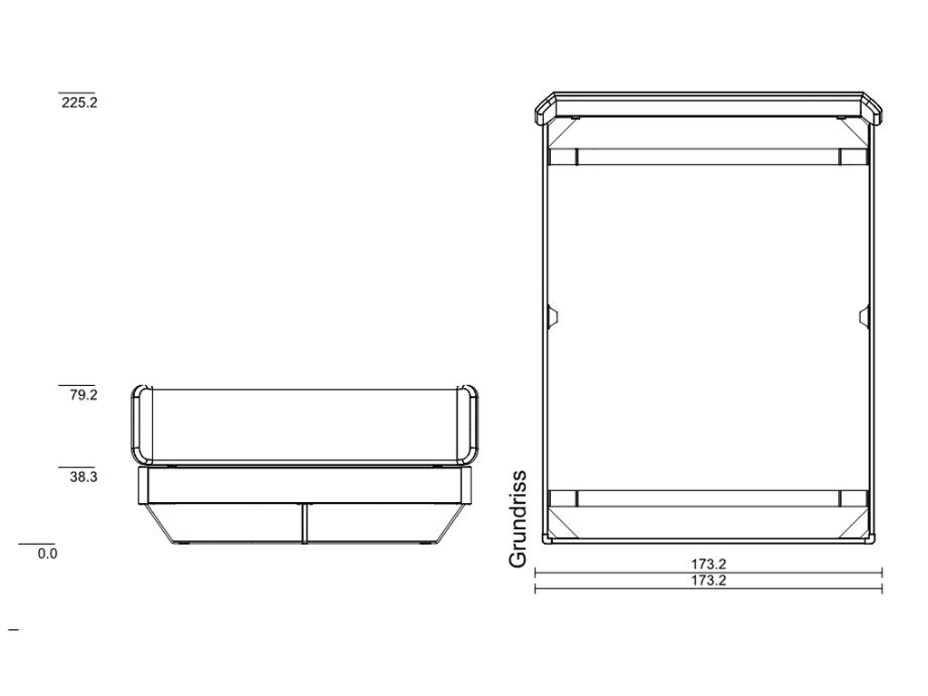 160 x 210 cm
