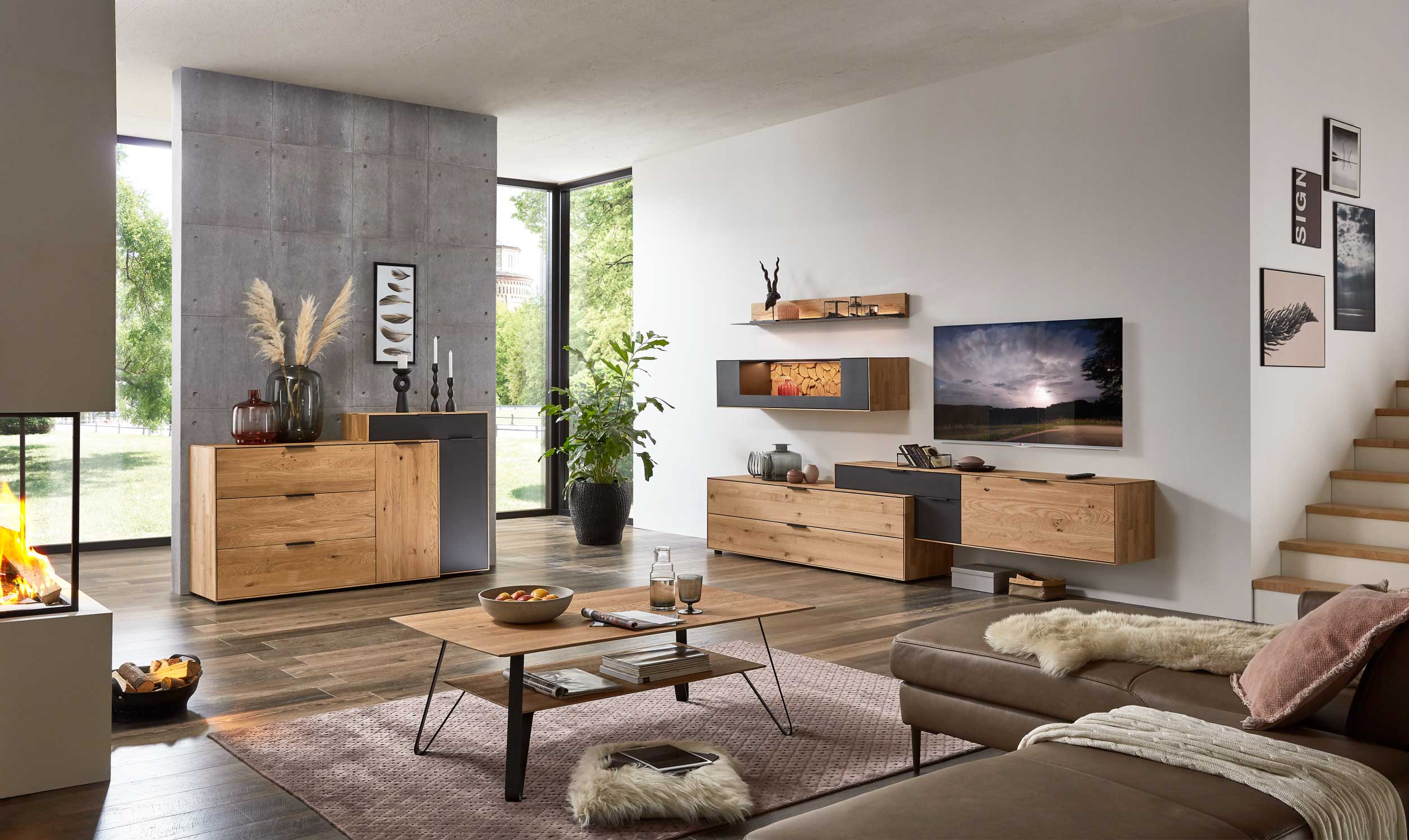 Wöstmann. WM 2140 | Sideboard | B: 169,4 cm | Type 2954 u. 2724 