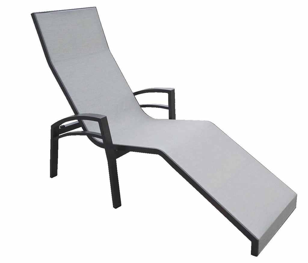 Stern. Balance 2 | Relaxliege | anthrazit mit Bezug Textilen silber