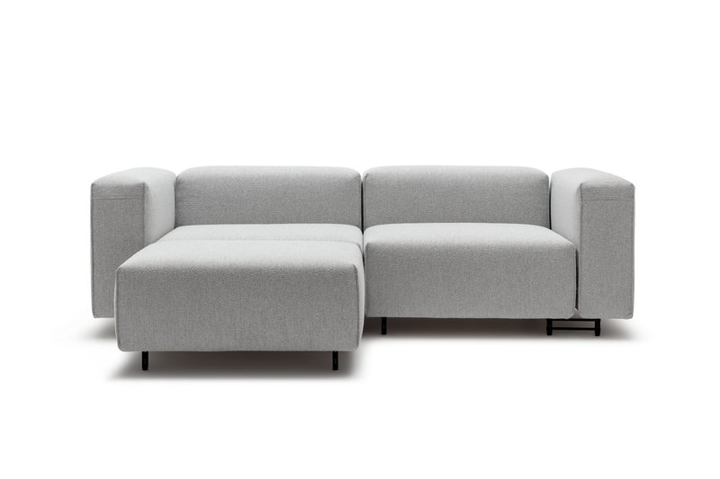 freistil Rolf Benz 122 ECHT - Bundle 3 | Sofaelemente (7-teilig) | Polstergarnitur Stilvolles graues Ecksofa in moderner, minimalistischer Ausführung