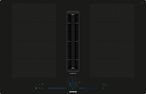 Siemens studioLine - Induktionskochfeld mit integriertem Dunstabzug iQ700 (80 cm) | flächenbündig | EX807NX68E