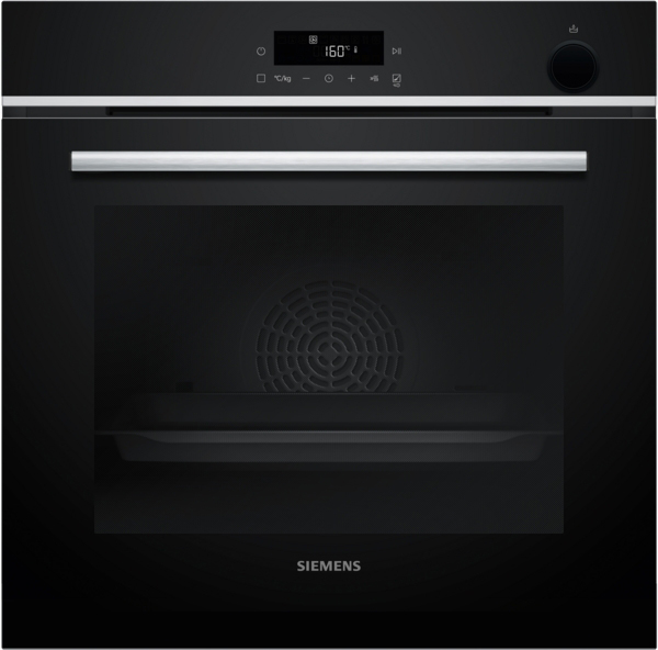 Siemens - Einbau-Backofen mit Dampfunterstützung iQ300 (60x60 cm) | Edelstahl | HR532GBS3