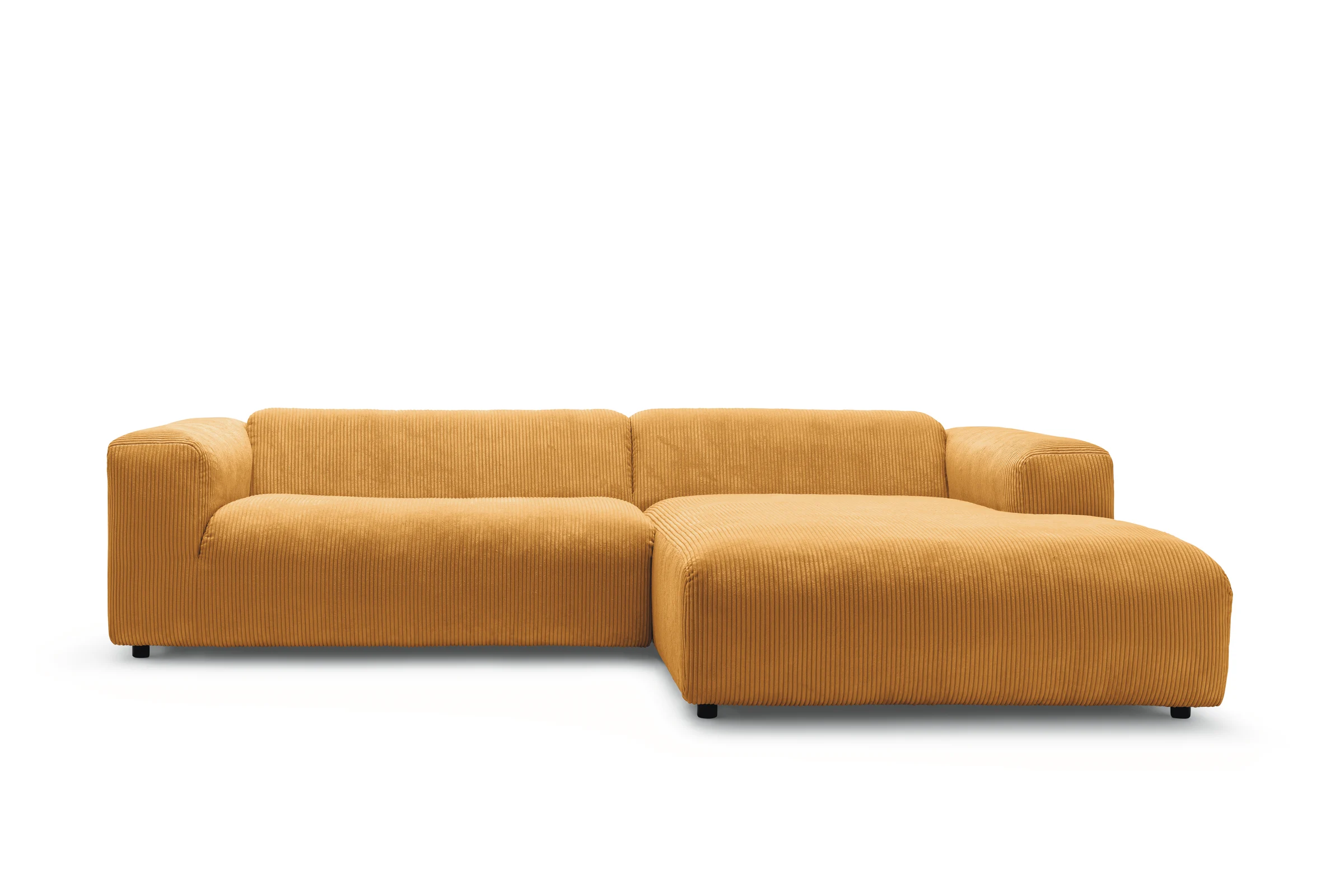 cord sofa in orange von freistil 187