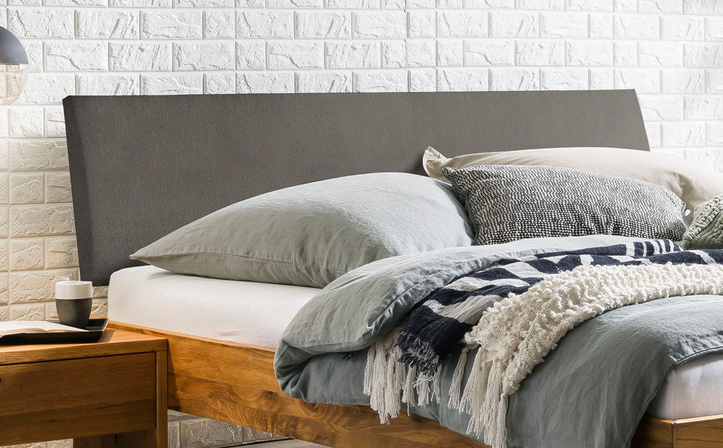 Hasena - Trento Bett Sondrio | Rahmen Trento 16 | Kopfteil Lecco | Füße Roca | konfigurierbar