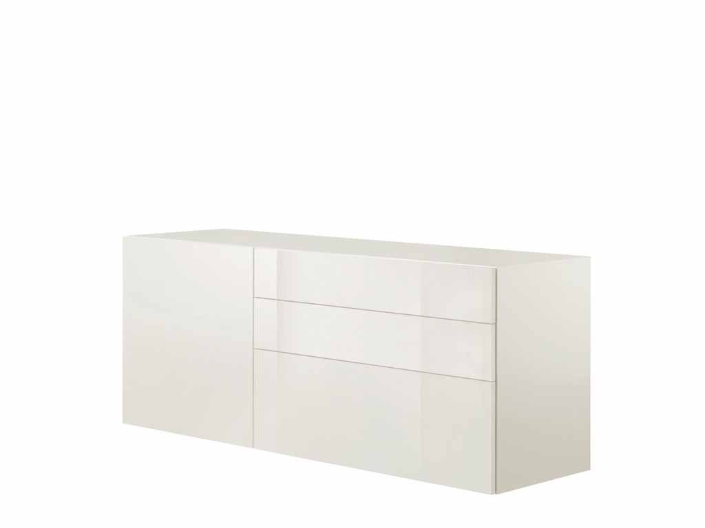 now! by hülsta. vision | Sideboard, 1 Tür, 3 Schubladen | B: 176,1 cm