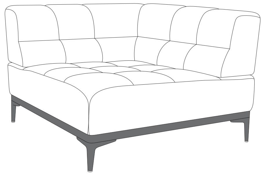 DW.O.D115119 designwerk Oasis - Ecke | B: 113 cm | ohne Funktion | D115119