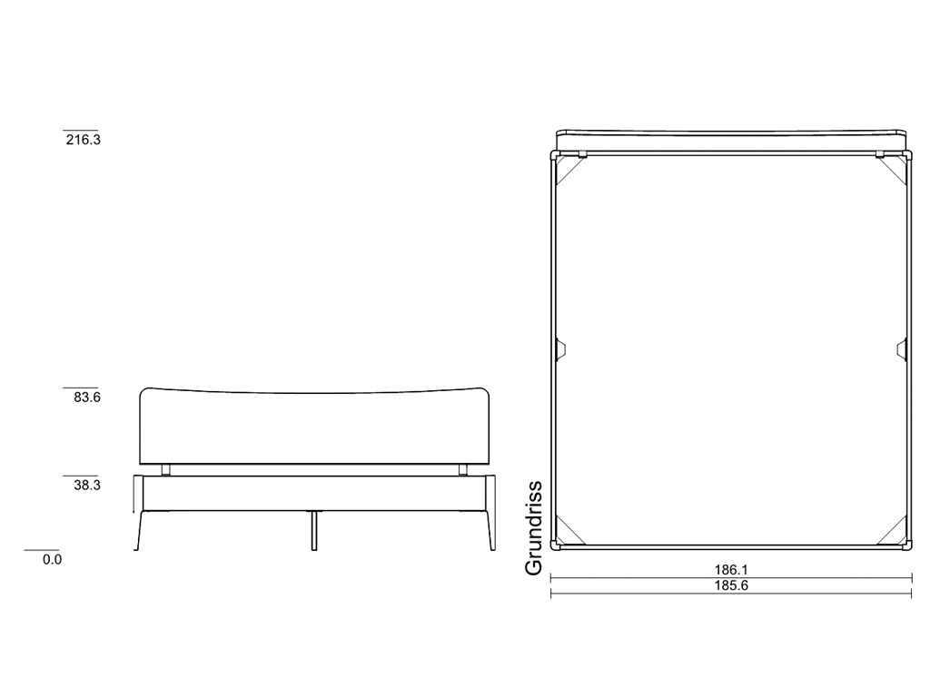 180 x 200 cm