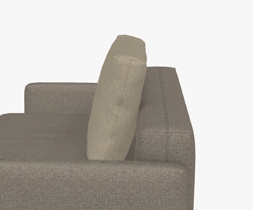 braunes sofa mit rückenkissen rolf benz nuvola