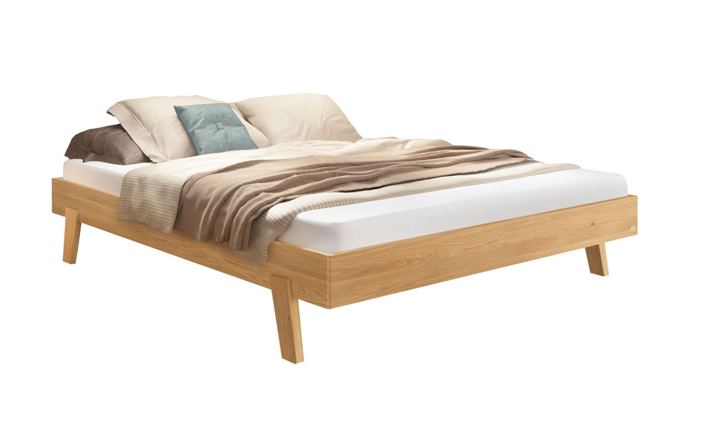 Hasena - Trento Bett Molino | Rahmen Trento 16 | Füße Getano | konfigurierbar