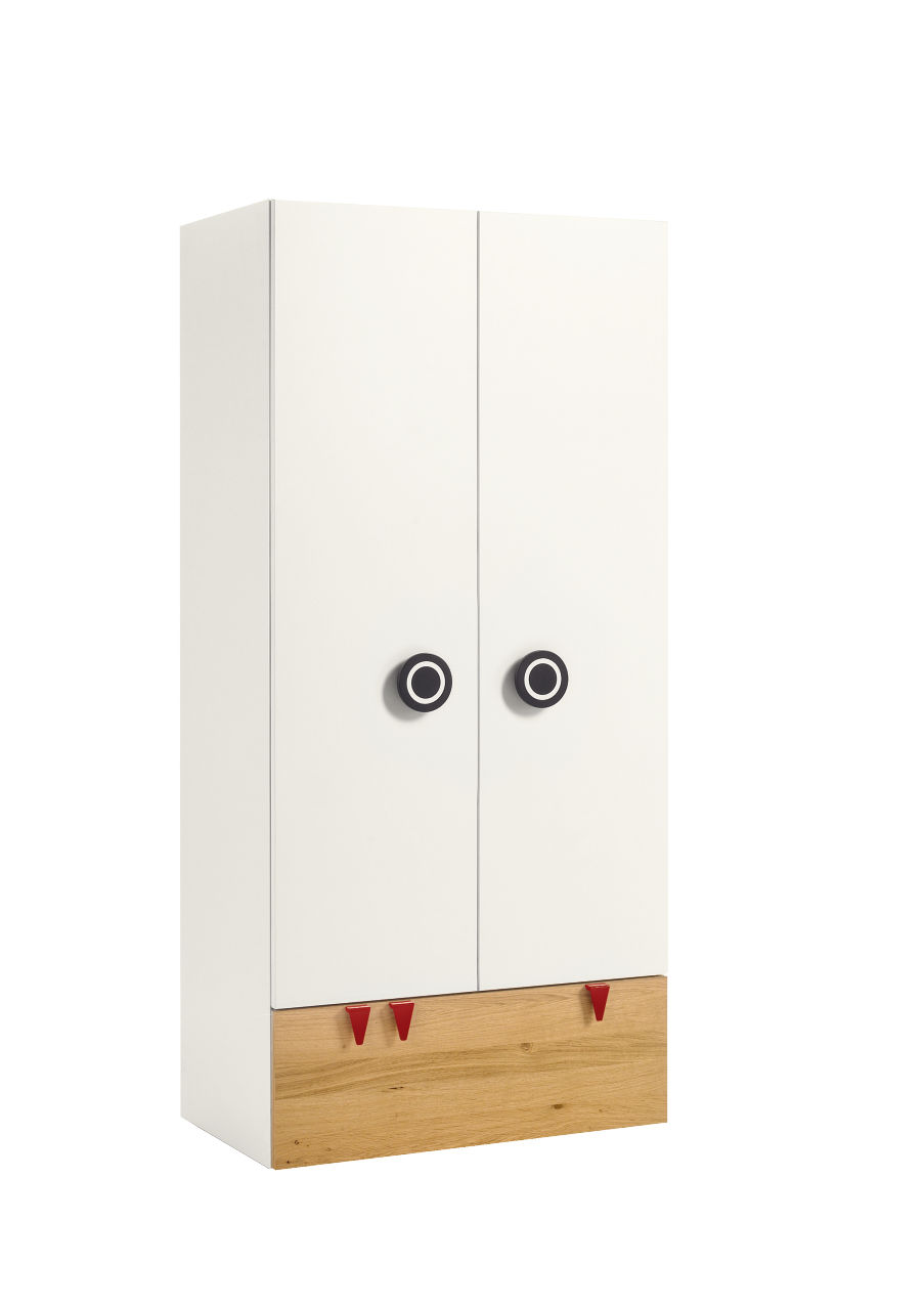 now! by hülsta. minimo | Kinder Kleiderschrank, 2 Türen, 1 Schublade | B: 90 cm