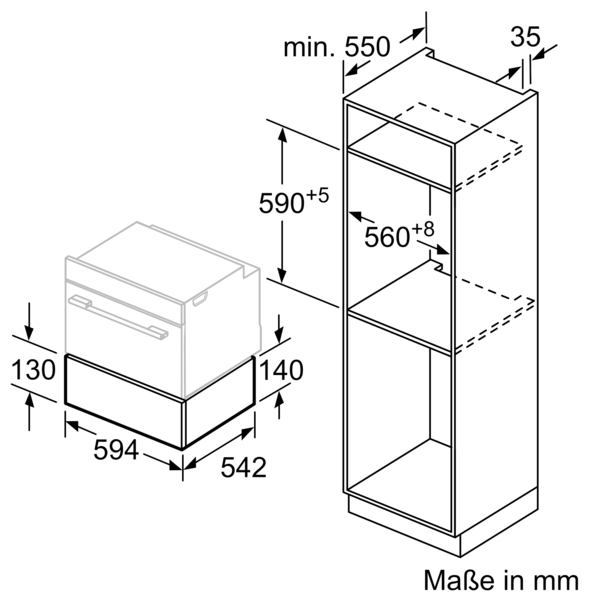 Siemens studioLine BV910E1B1 iQ700 Vakuumierschublade | 60 x 14 cm