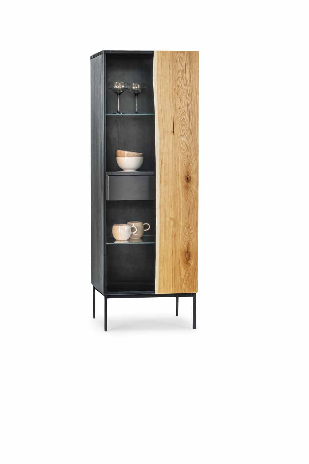 Wimmer. 18Hundert | Highboard mit Beleuchtung| B: 55,6 cm |  153105