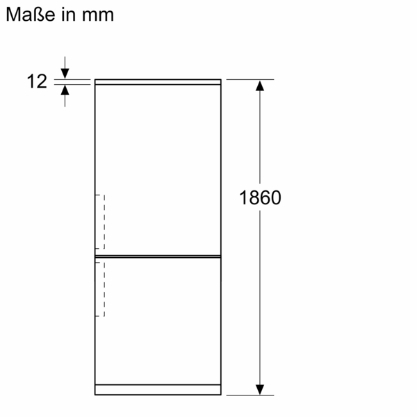 Siemens KG36N2LCF iQ300 Freistehende Kühl-Gefrier-Kombination mit Gefrierbereich unten 186 x 60 cm Edelstahl-Look 