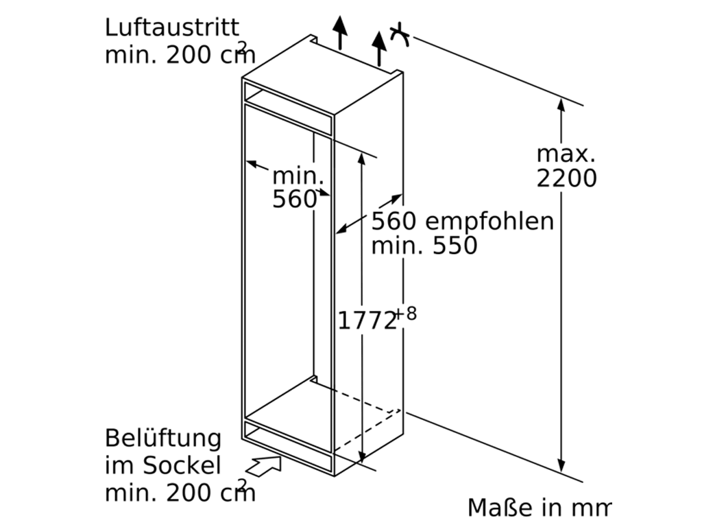 Einbauzeichnung GI81NACD0.