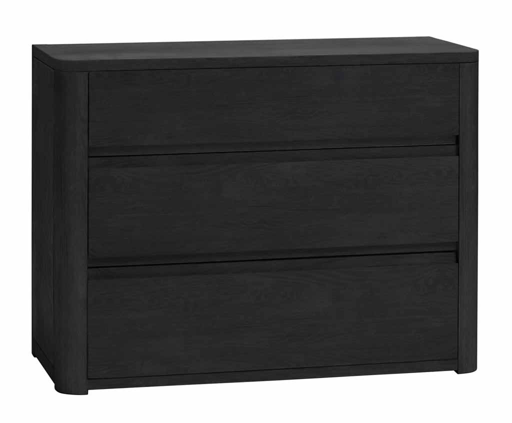 Hasena Oak-Line - Kommode Aida | Eiche graphit, gebürstet, geölt | B: 105 cm 