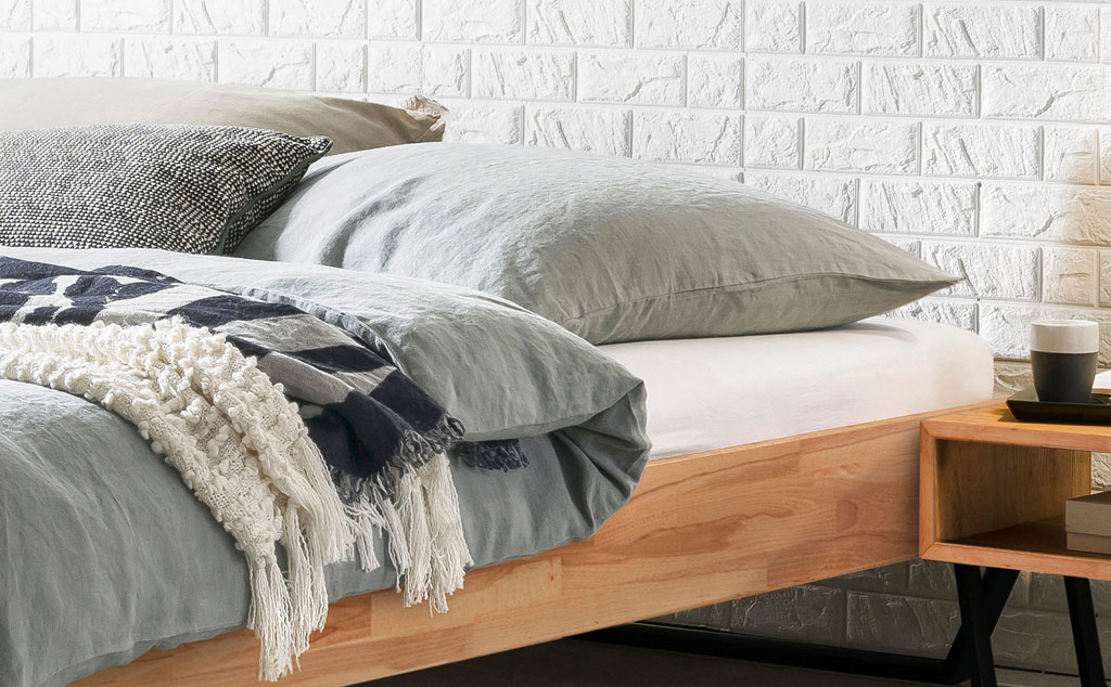 Hasena - Trento Bett Ostino | Rahmen Trento 16 | Füße Glyd | konfigurierbar