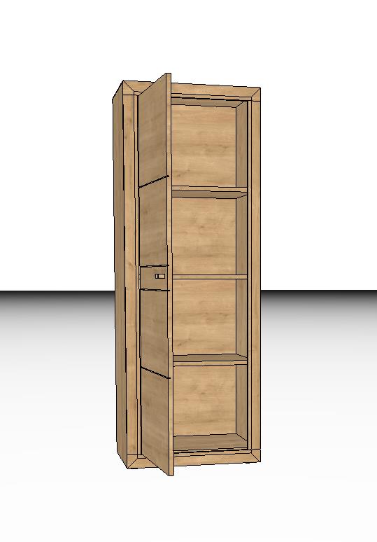Wöstmann Aurum - Schrank | Type 4653 | Wildeiche massiv | B: 60,2 cm
