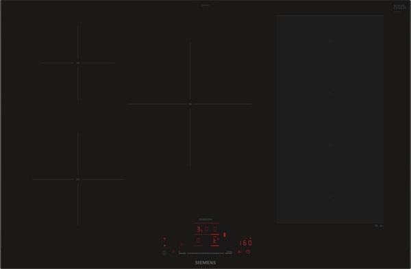 LAGERGERÄT Siemens studioLine EX877HVC1E iQ700 Induktionskochfeld 80 cm Schwarz