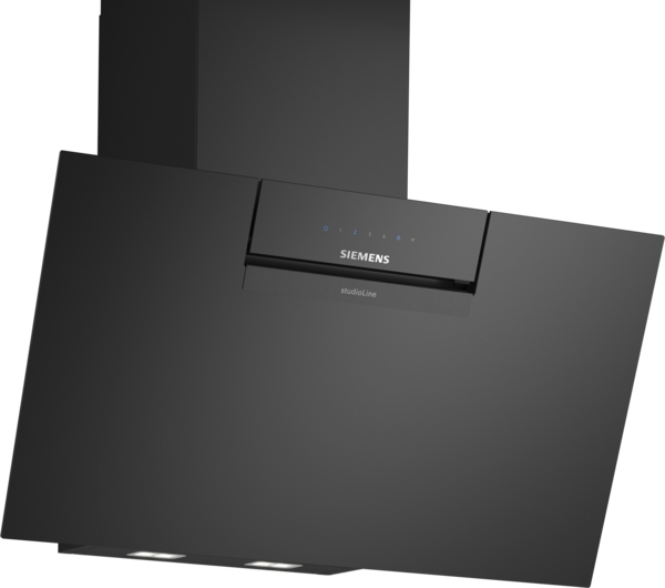 Siemens studioLine - Wand Dunstabzugshaube iQ300 (80 cm) INKL. 5 JAHRE GARANTIE | LC87KFN65 Schwarze Siemens studioLine Dunstabzugshaube mit elegantem Design