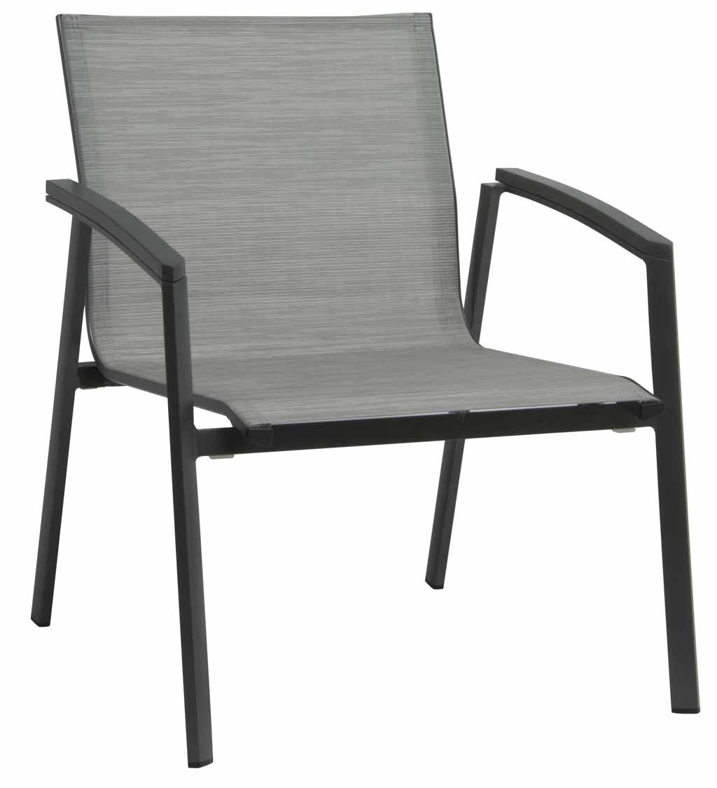 Stern. New Top | Lounge-Sessel | taupe | Aluminium anthrazit