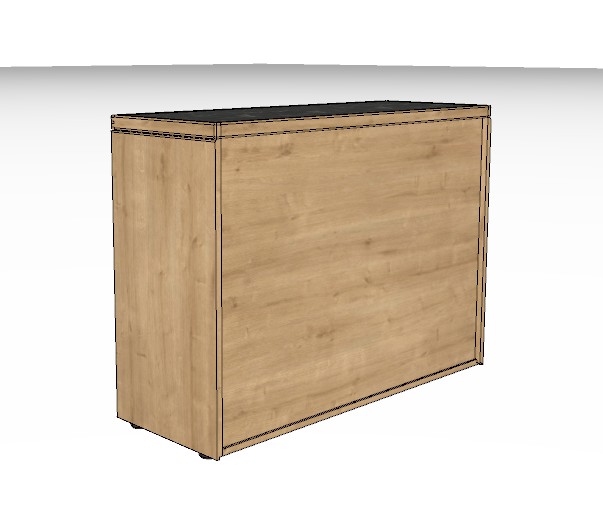 Wöstmann WM 2520 - Sideboard | Type 2252 | B: 121,9  cm | Wildeiche massiv, Keramik