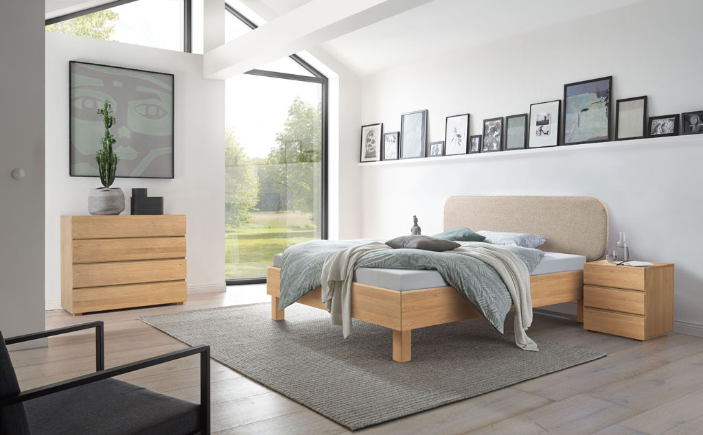 Hasena - Wood-Line Schlafzimmer-Kombination (Eiche bright, geölt)