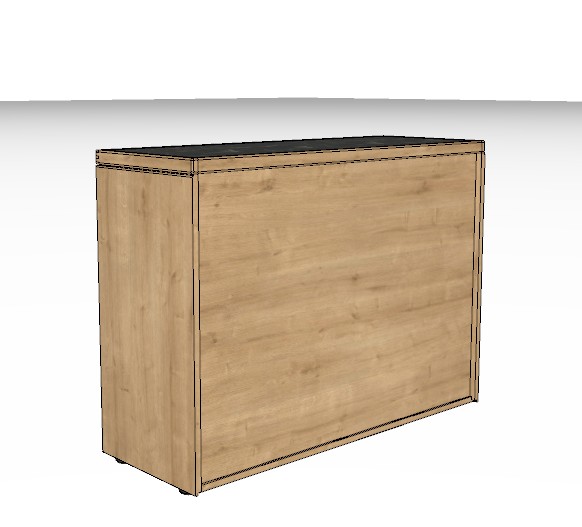 Wöstmann WM 2520 - Sideboard |  Type 2255 | B: 121,9  cm | Wildeiche massiv, Keramik