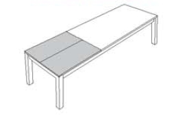 mit einer Klappeinlage, Länge: 100 cm