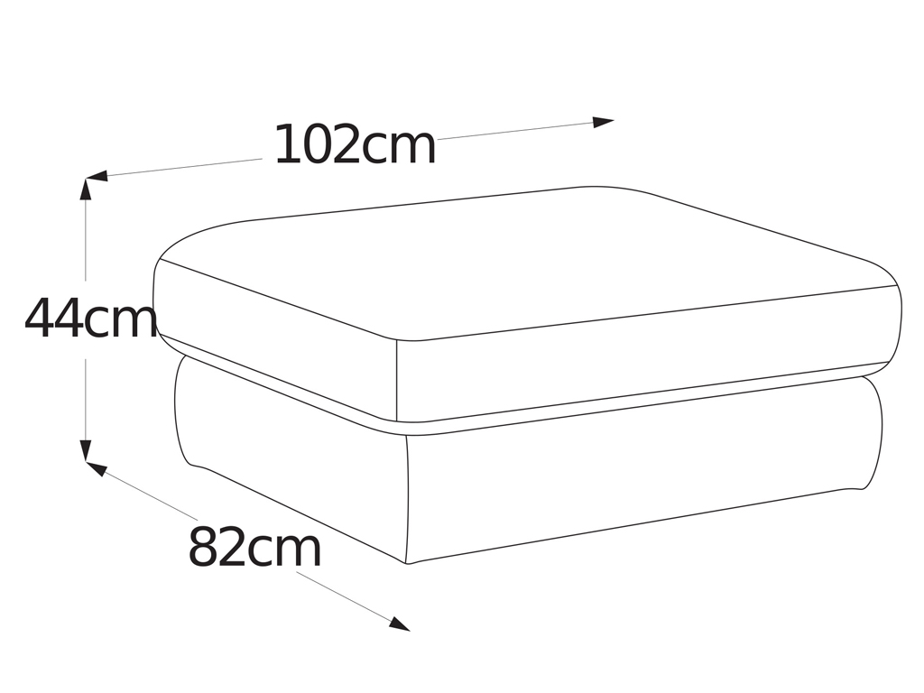 Megahocker B: 102 cm 
