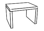 HA.5822 Hasena - Osta Nachttisch | B: 48 cm | Wildeiche konfigurierbar