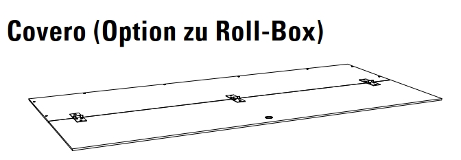 1 x Covero (Deckel zu Bettkasten, weiss)
