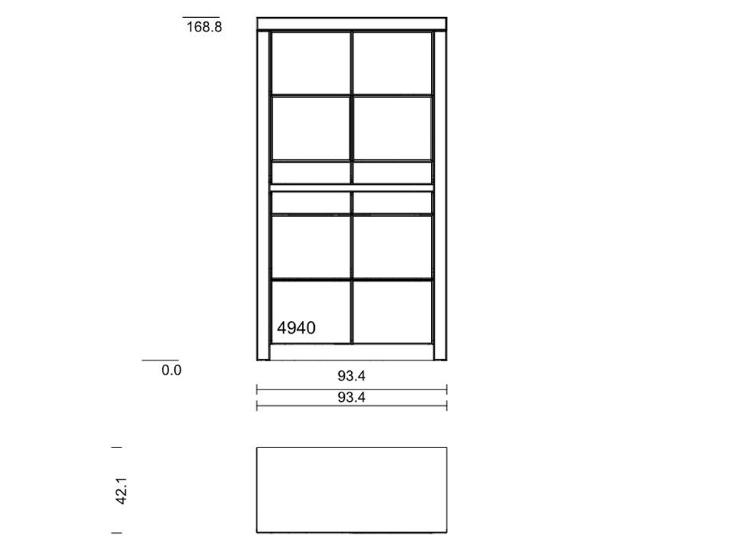 Wöstmann. Soleo 3000 | Schrank | Type 4940 | B: 93,4 cm