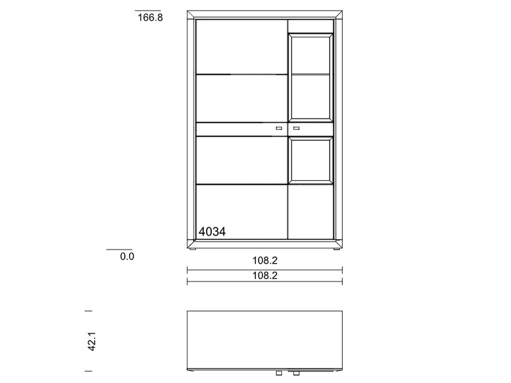 Type 4034 (Holz-Glastür rechts)