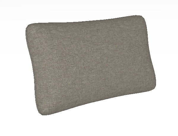 creation by Rolf Benz CR.499 - Kissen | 63 x 36 cm graues Kissen aus Stoff creation by rolf benz