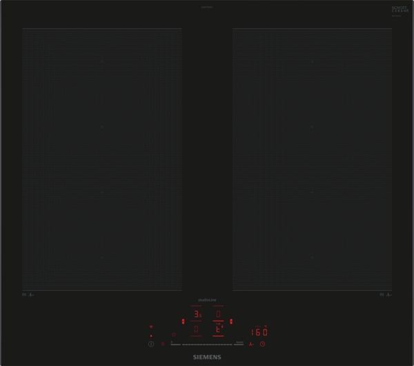 Siemens studioLine - Induktionskochfeld iQ700 (60 cm) | aufliegender Rahmen | EX677HXC1E